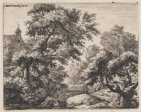 KG 04577
<br/>
De drager bij de kleine kapel
<br/>
<em>Waterloo, Anthonie, (1609-1690)</em>